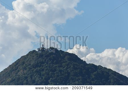 Medieval Castle In The Czech Republic On A Hill