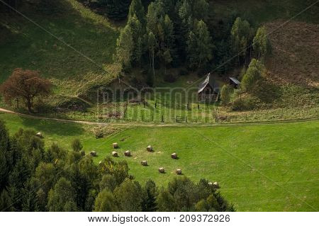 View From The High Hill In The Czech Republic