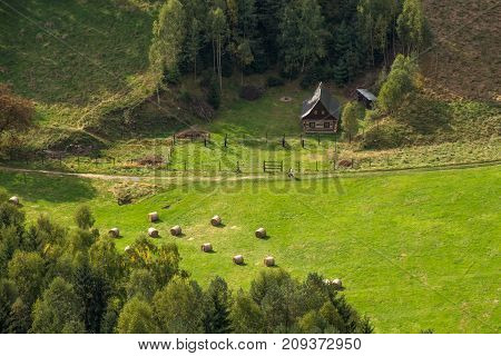 View From The High Hill In The Czech Republic