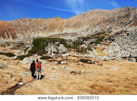 Alpine landscape in National Park Retezat, Romania, Europe