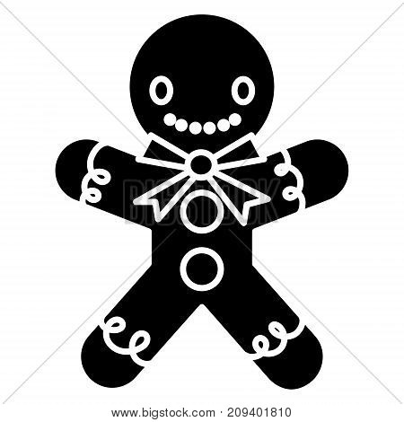 gingerman bakery icon, illustration, vector sign on isolated background