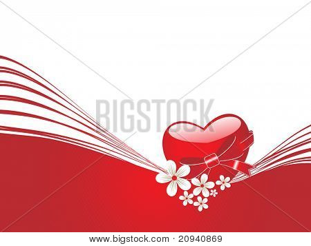 abstrakte Halbton Hintergrund mit romantischen illustration