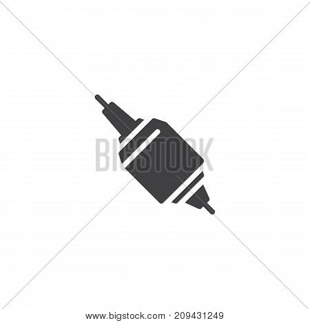 Fuel filter icon vector, filled flat sign, solid pictogram isolated on white. Symbol, logo illustration.