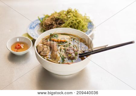 Bun Bo Hue - delicious Vietnamese noodle soup