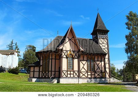 Church in Stary Smokovec High Tatras (Vysoke Tatry), Slovakia