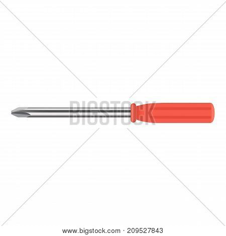 Phillips screwdriver icon. Realistic illustration of phillips screwdriver vector icon for web