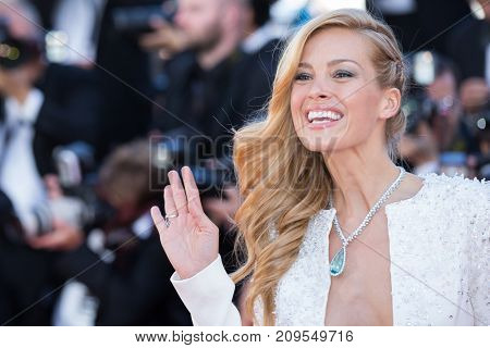 CANNES, FRANCE - MAY 20, 2015: Petra Nemcova attends the 'Youth' premiere. 68th annual Cannes Film Festival at the Palais des Festivals 