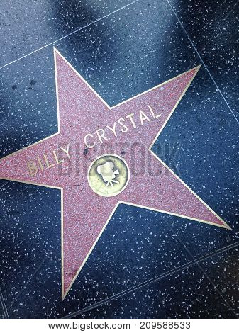 Billy Crystal  Hollywood Walk Of Fame Star.