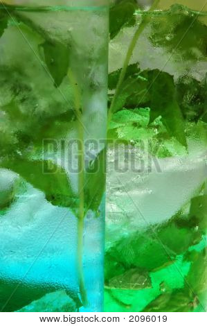 Mohito ค็อกเทล Closeup