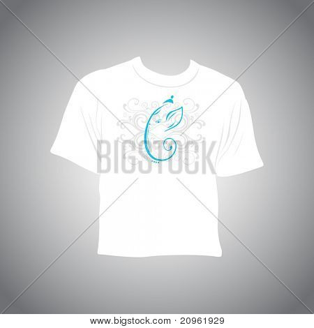 Дивали шаблон tshirt изолированные на сером фоне