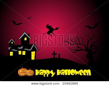 vektoros illusztráció a halloween ünnepe