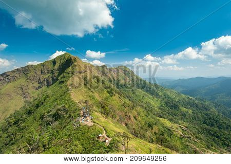 Travel & Hiking At Khao Chang Puak - Thong Pha Phum National Park's Highest Peak Kanchanaburi In Tha