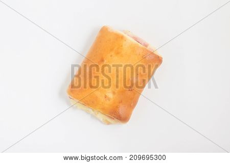 Salgado. Brazilian Snack With Cheese And Ham