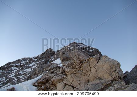Sunrise View Form The Summit Of Grosser Priel