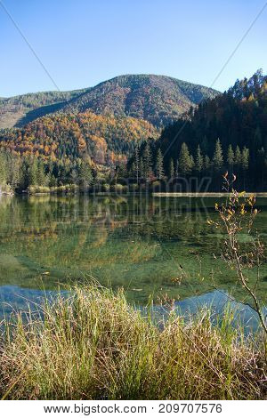 Reflection Of Grosser Priel Mountain