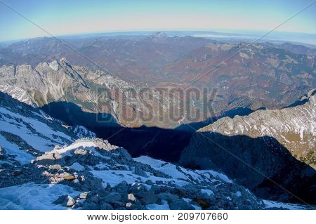 Autumn Hike To Grosser Priel Mountain