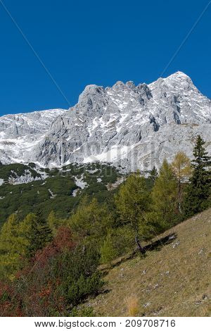 Autumn Hike To Grosser Priel Mountain
