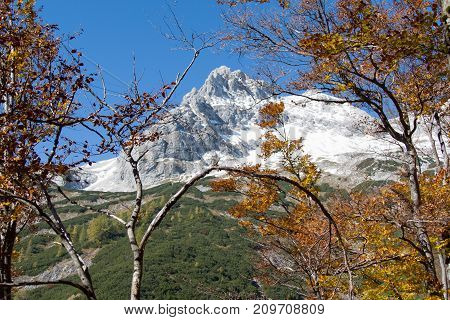 Autumn Hike To Grosser Priel Mountain
