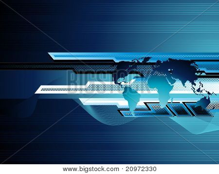 astratto sfondo futuristico, illustrazione vettoriale