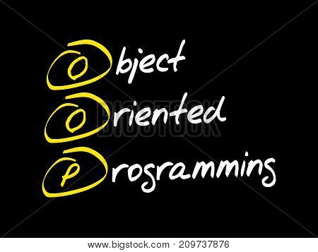 Object Oriented Programming