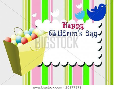 tale concetto astratto per la giornata dei bambini