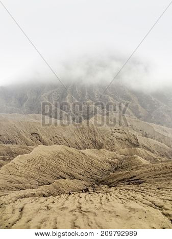 Scenery around Bromo Tengger Semeru National Park in Java a island of Indonesia