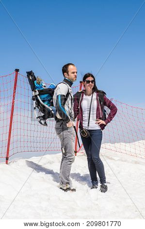 People On The Tahtali Mountain
