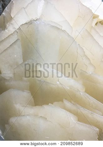 It's a natural mineral. it's barite and rough texture. founed in part of china. It's selective focus.