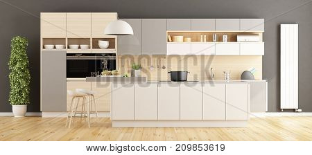 Modern Kitchen With Island