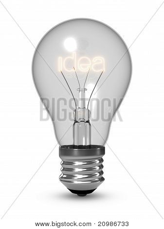 想法的灯泡
