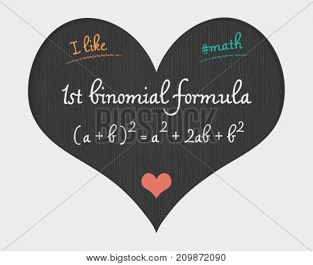 1St Binomial Formula - I Like Math Illustration