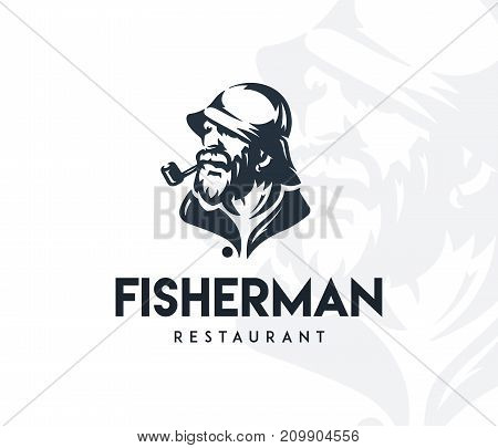 Vector of fisherman silhouette for any use