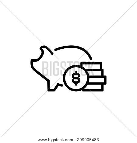 Modern bank line icon. Premium pictogram isolated on a white background. Vector illustration. Stroke high quality symbol. Bank icon in modern line style.