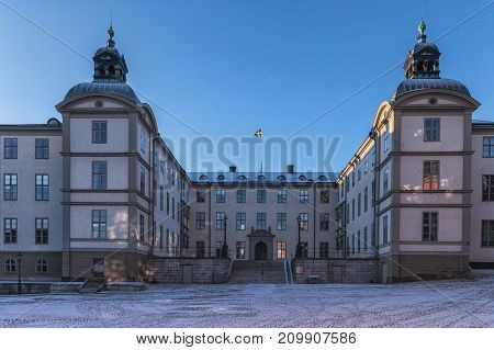 Stockholm, Sweden - December, 2014. Stockholm City At Winter Time.