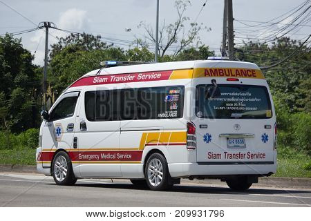 Ambulance Van Of Siam Tranfer Service.