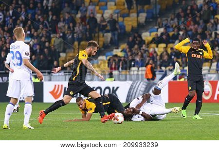 Uefa Europa League: Fc Dynamo Kyiv V Young Boys