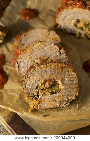 Rustic Italian Homemade Beef Braciole