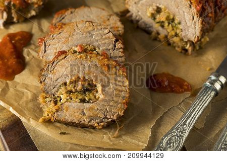 Rustic Italian Homemade Beef Braciole