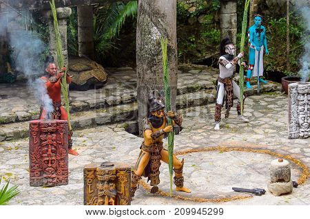 Mayan People In Mexico