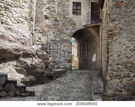 View Of Settimo Vittone Old City Centre