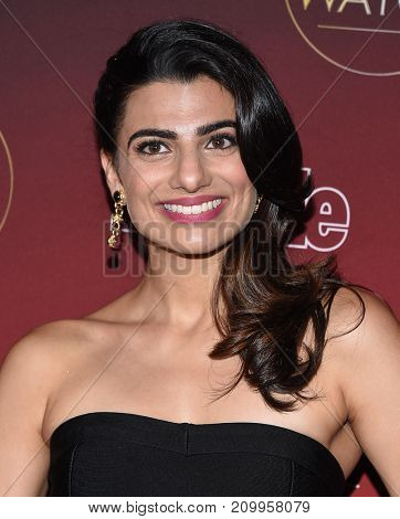 LOS ANGELES - OCT 04:  Claudia Doumit arrives for the People's 'One's To Watch' Event on October 4, 2017 in Hollywood, CA