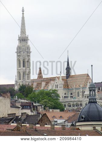 The Matthias church in Budapest the capital city of ungary