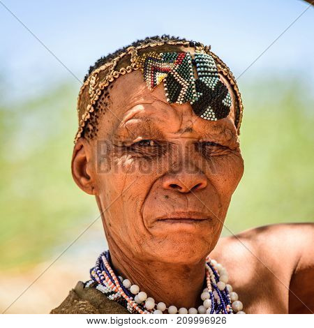 Bushman People In Namibia