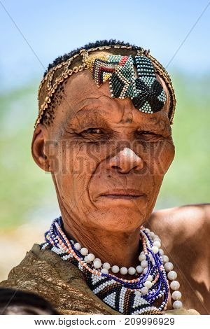 Bushman People In Namibia