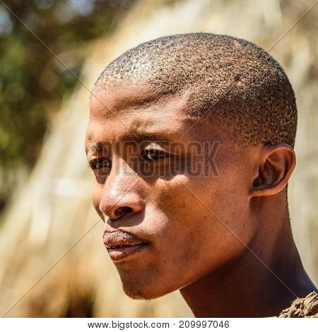 Bushman People In Namibia