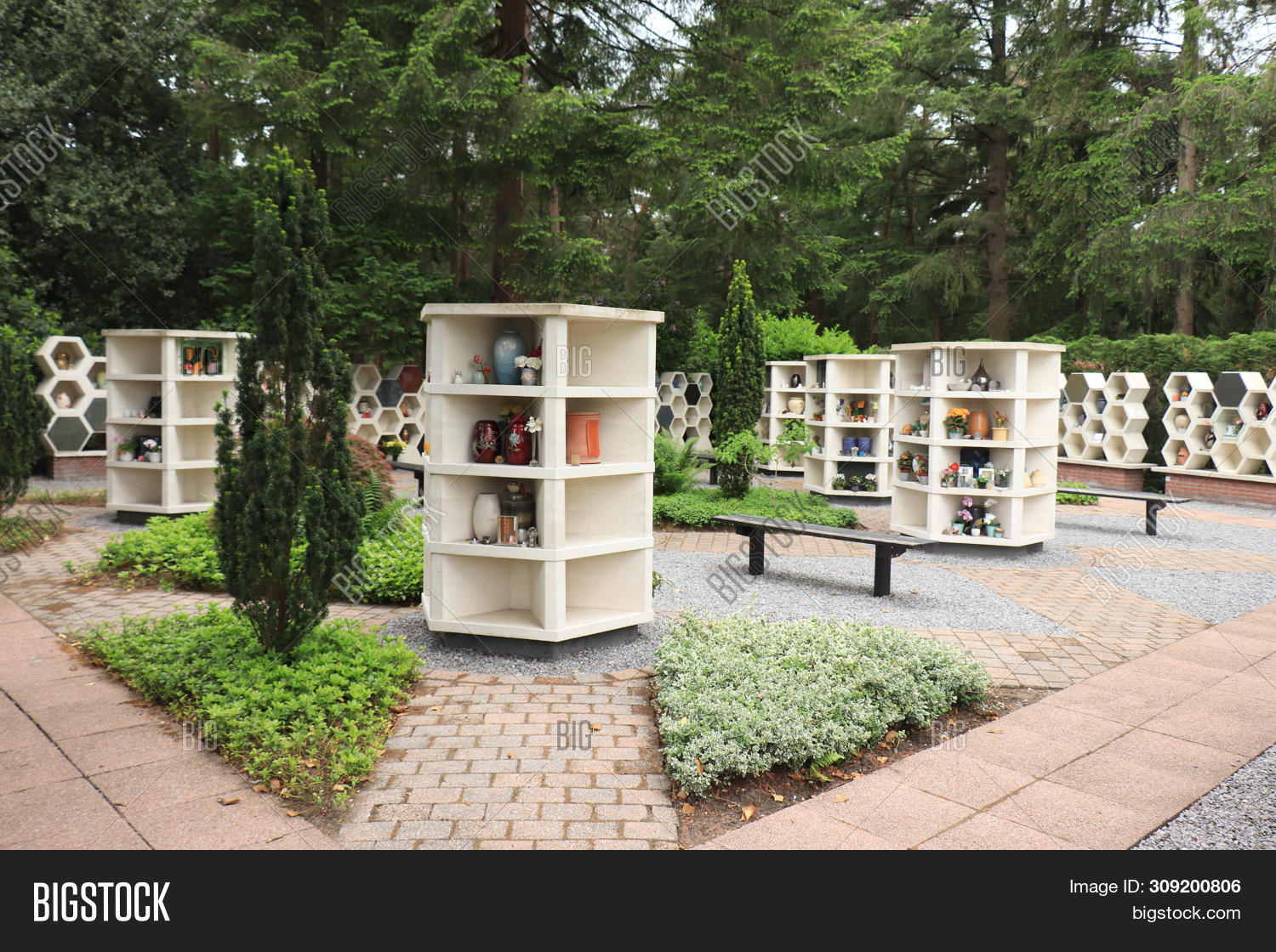 Urns Ashes Columbarium Image & Photo (Free Trial) Bigstock