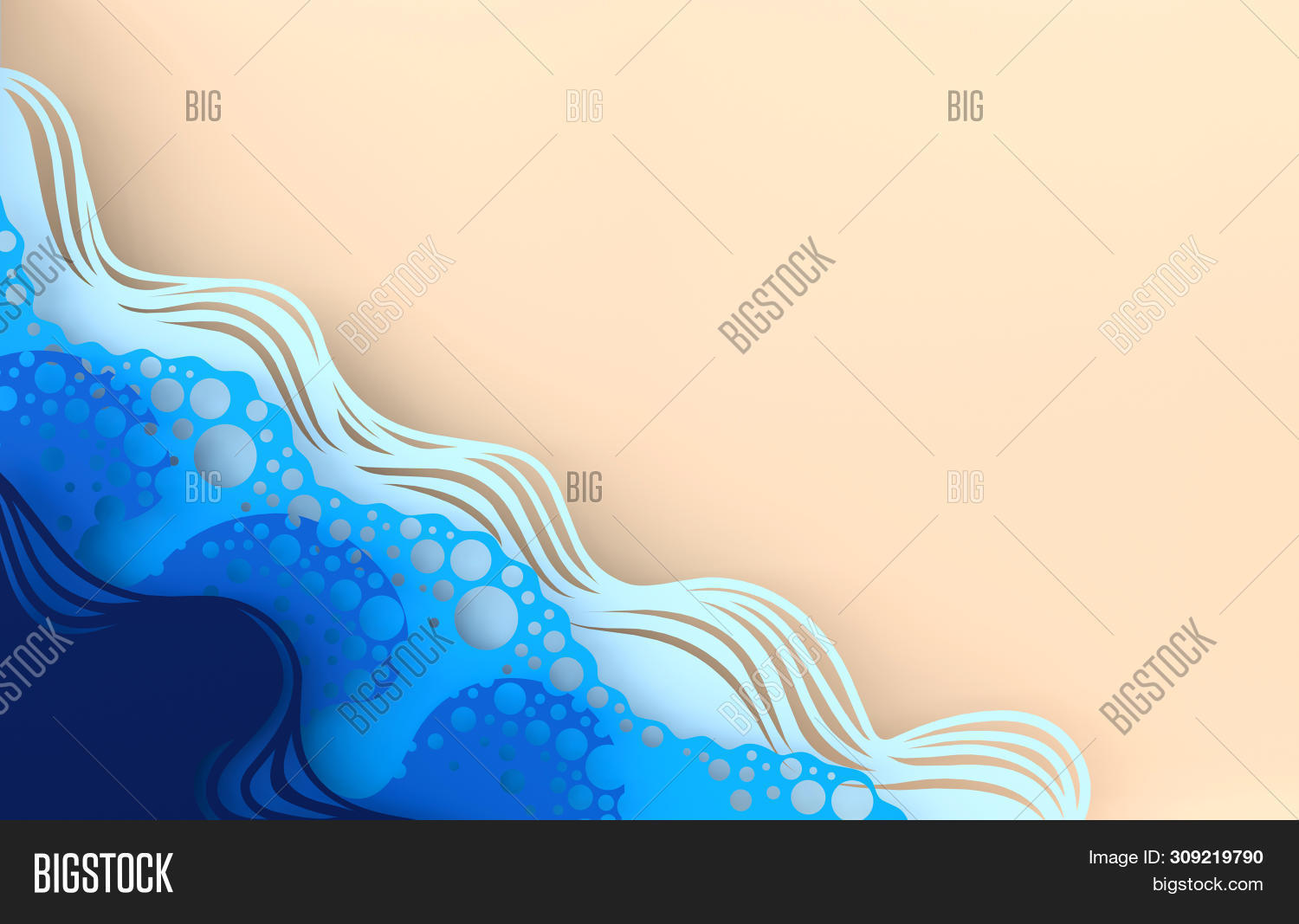 Abstract Paper Art Sea Image & Photo (Free Trial) | Bigstock