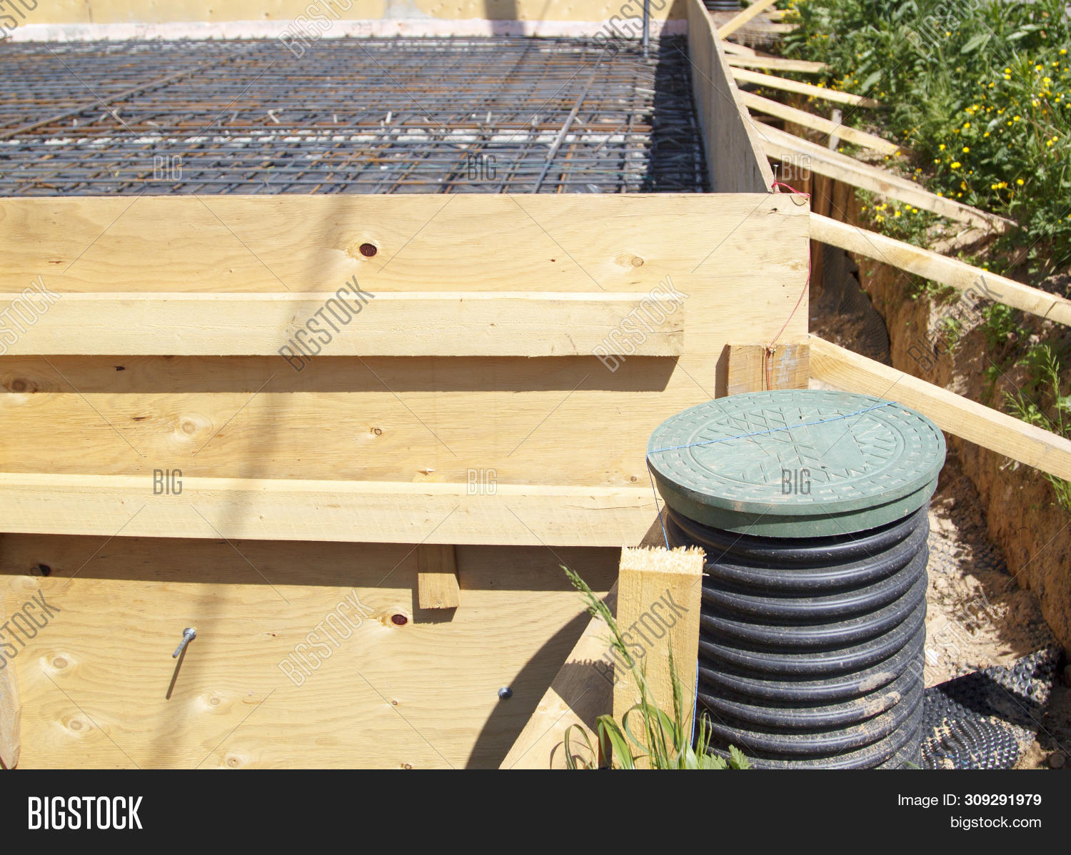 Inspection Well Trench Image & Photo (Free Trial) | Bigstock