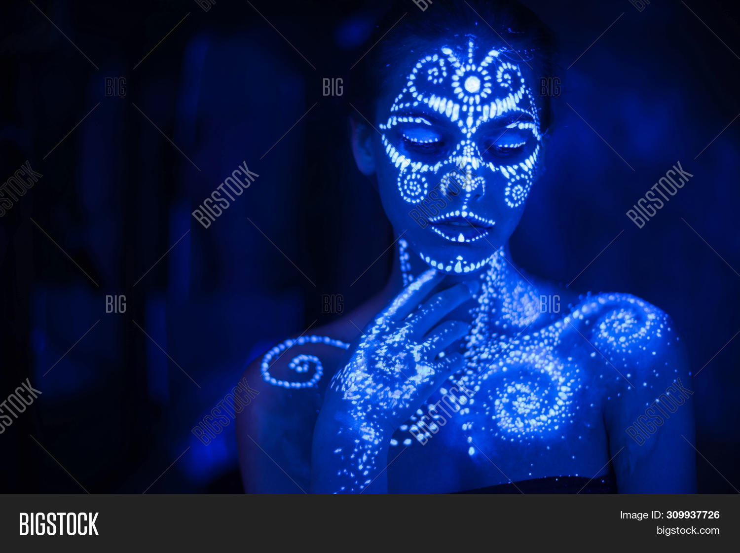 Body Art Glowing Image & Photo (Free Trial) Bigstock