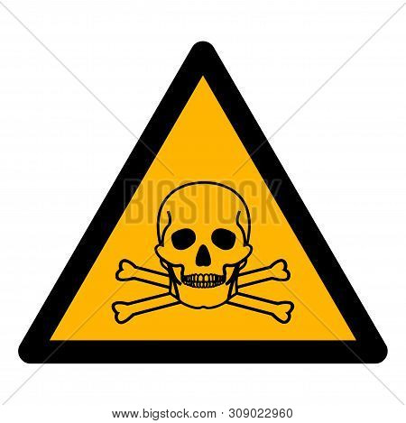 Beware Ammonia Symbol Sign Isolate On White Background,vector Illustration Eps.10